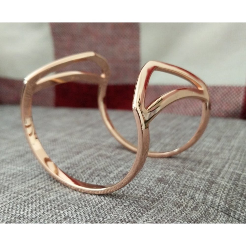 Jules Smith Jane Cuff Bracelet in Rose Gold